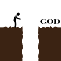 Man-Trying-to-Reach-God